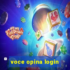 voce opina login